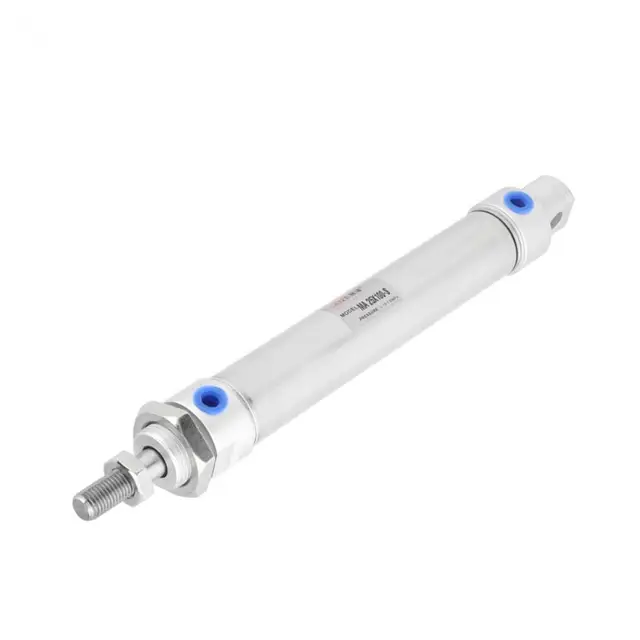 1 Pcs Stainless Steel 25mm Bore100mm Stroke Single Rod Mini Pneumatic Air Cylinder