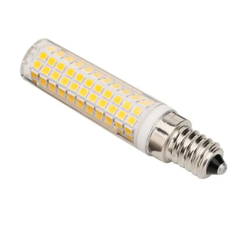 E14 136 SMD 2835 Светодиодный керамическая для зерен лампочки затемнения галогенные заменить лампу AC220-240V