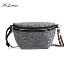 Mododiino, многофункциональные винтажные сумки на ремне с блестками,, сумка на плечо для женщин, новинка,, забавные сумки высокого качества DNV0490
