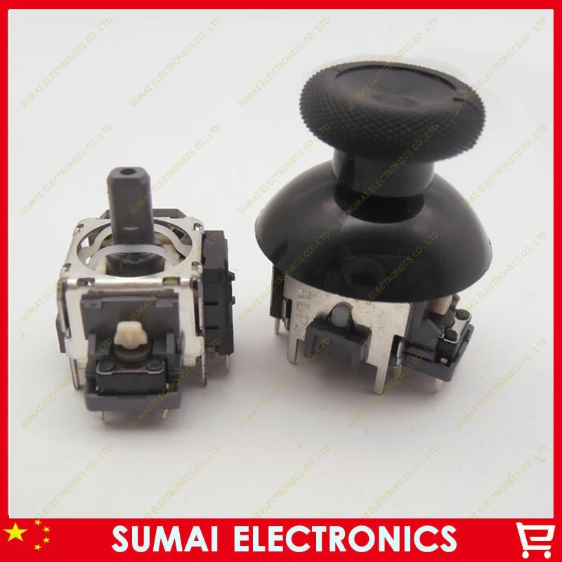 Koop 20 stks ALPS 3D Analoge joystick + 20 stks Analoge Thumb Grip Stick Cap voor Xboxone Xbox een Controller