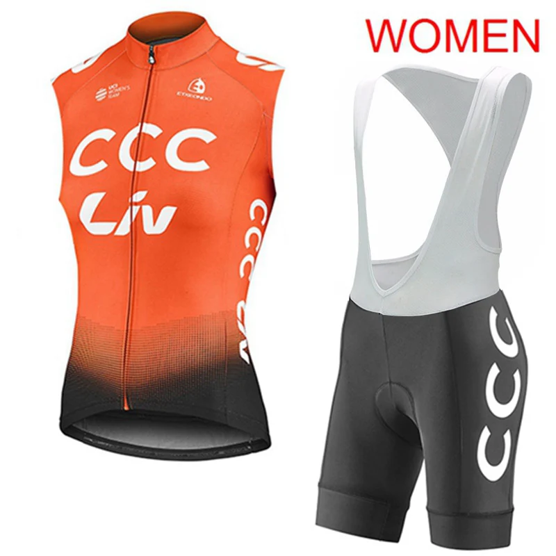 Женский спортивный костюм Ropa Ciclismo велосипедная майка без рукавов и шорты