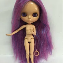 Стоимость цельная кукла без одежды кукла, загара кожа смешанные волосы фабрика кукла, подходит для DIY Изменить игрушка BJD для девочек