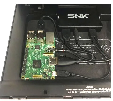 Neo Geo X Dock com Raspberry Pi Raspberry-PI-3-conjunto-de-Cabos-para-NEOGEO-X-Dock-Station