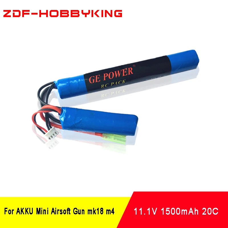 Высокое качество GE Power 11 1 В 1500 мАч 20C 3S Lipo батарея маленькая штепсельная вилка Tamiya