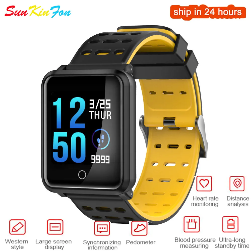 

For Xiaomi Redmi S2 2 2A Note 5 4X Super Definition Large Screen Sports Smart Watch Heart Rate Blood Pressure Monitor Smatwatch