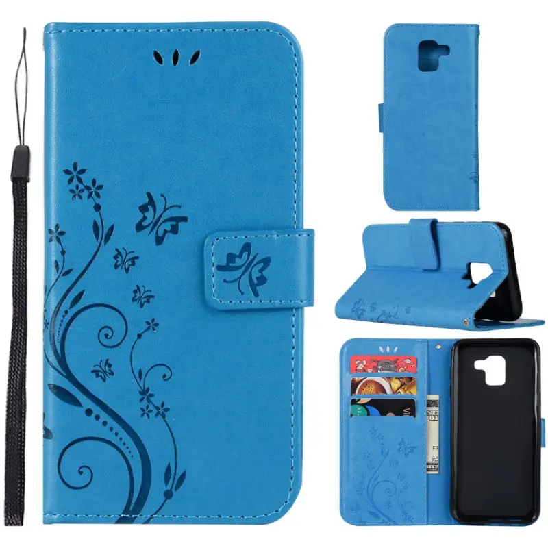 

Solid Color Flip Phone Case For Samsung Galaxy A6S A8S S10 Lite j4 j6 A7 A9 j3 j7 2018 S9 S8 Plus Cute Wallet Leather Capa DP04Z