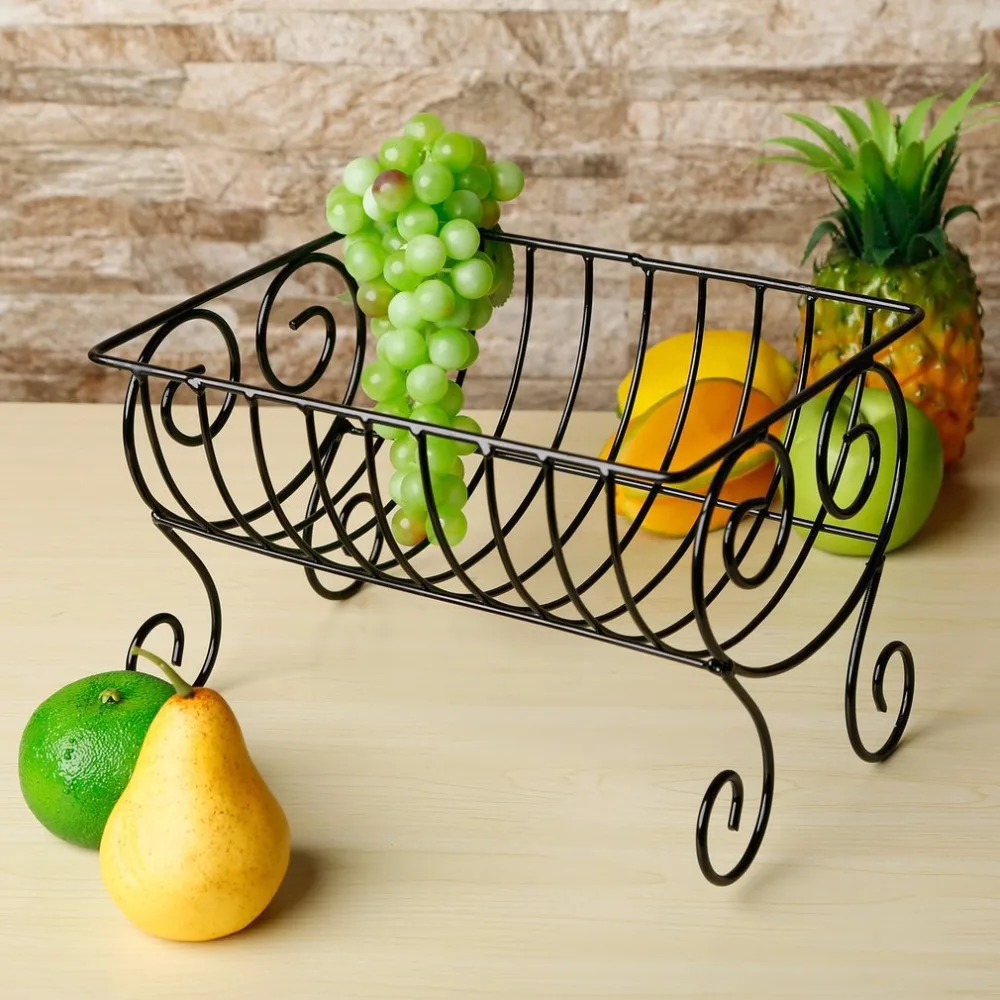 

1PC Multi-function Iron Kitchen Dish Drainer Drying Rack Dish Storage Holder Dish Organizer Single Layer Dish Rack Durable Black