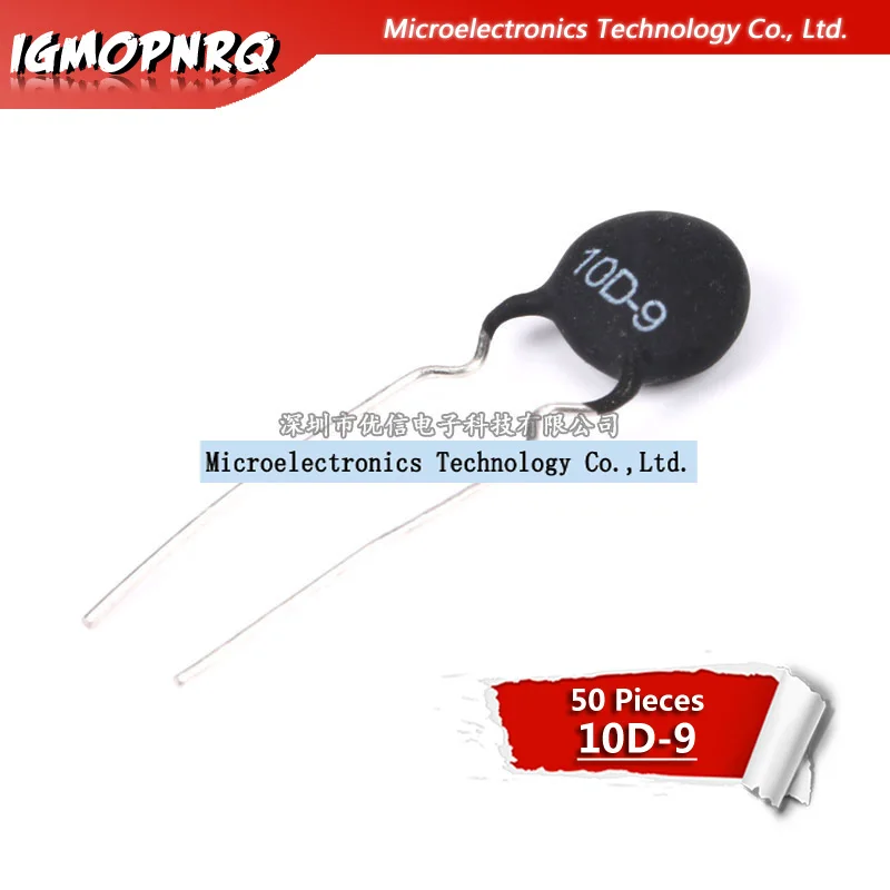 

50pcs Thermistor Resistor NTC 10D-9 Thermal Resistor new original