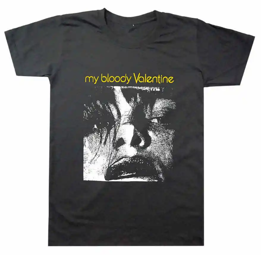 Brand Clothes Summer 2018 Printing Machine Men My Bloody Valentine Rock Band O Neck Short Sleeve T Shirts | Мужская одежда