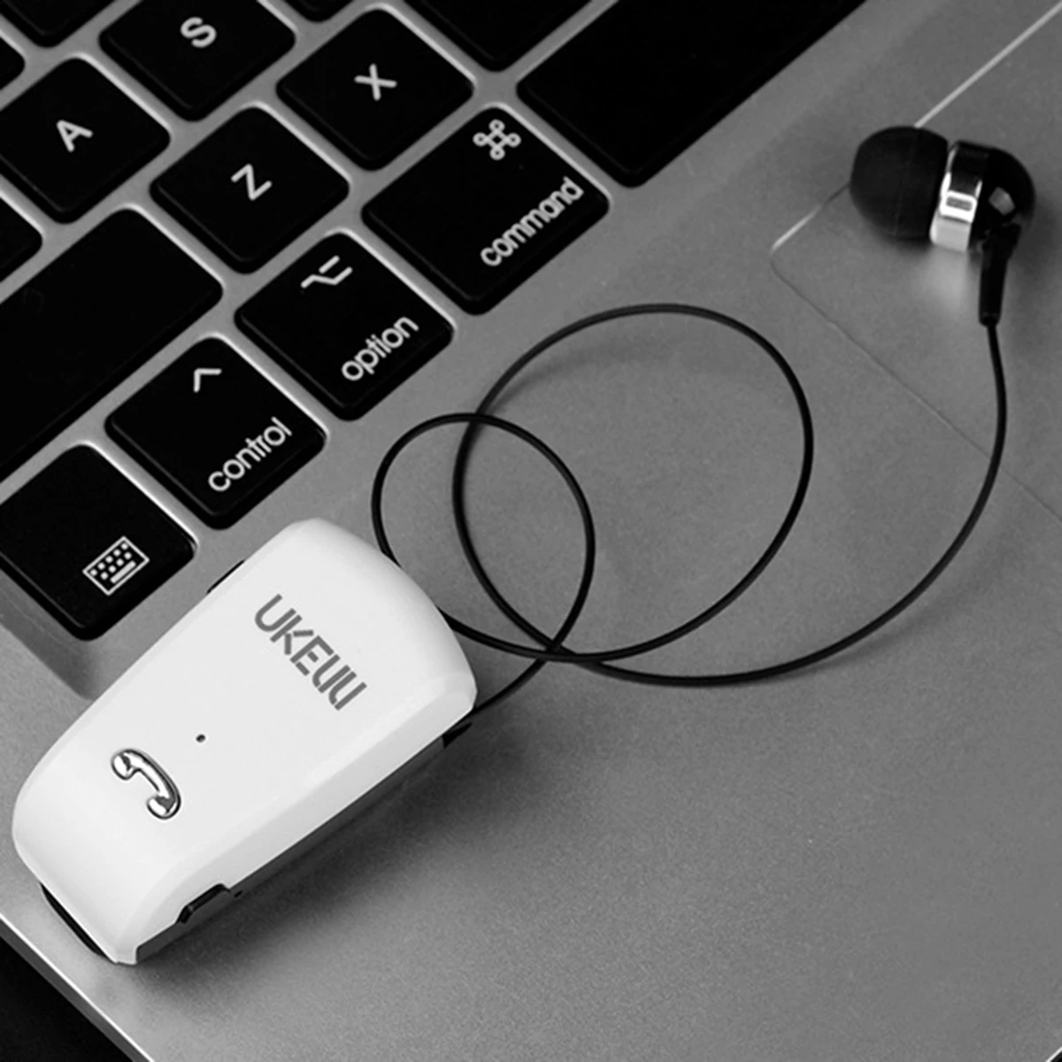 Fineblue UKELILI UK 890 Mini Portable Clip on Wireless Bluetooth Earphone Headset In Ear Hands Free Earphone