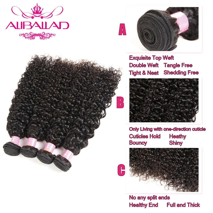 Malaysian Kinky Curly Hair 4 Bundles With Closure 4x4 Inch Remy Human Hair Extensions Bundles With Closure Aliballad Malaysian Kinky Curly Hair 4 Bundles With Closure 4x4 Inch Remy Human Hair Extensions Bundles With Closure Aliballad