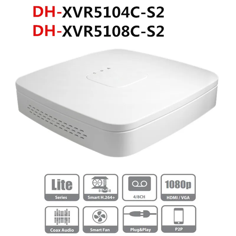 

Original DH XVR 4 Channel 8 Channel 1080P Digital Video Recorder HCVR for HDCVI camera system XVR5104C-S2 XVR5108C-S2