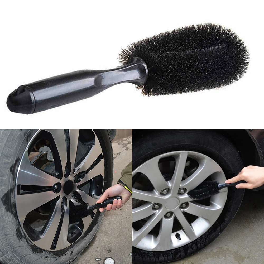 1pcs New Car wheel brush wheel rims tire washing brush vehicle cleaning brush car scrub brush tool