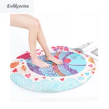 Синий кит, круглый ковер, детский игровой коврик, нескользящий Детский многофункциональный напольный игровой коврик для дома, коврик для гостиной