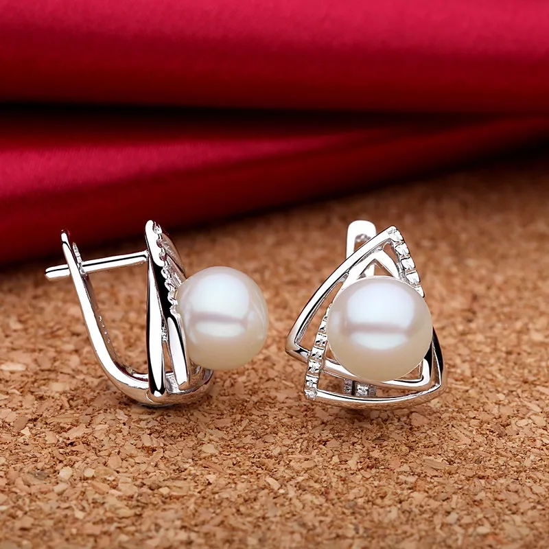 tz09044eb PEARL SILVER EARRING 