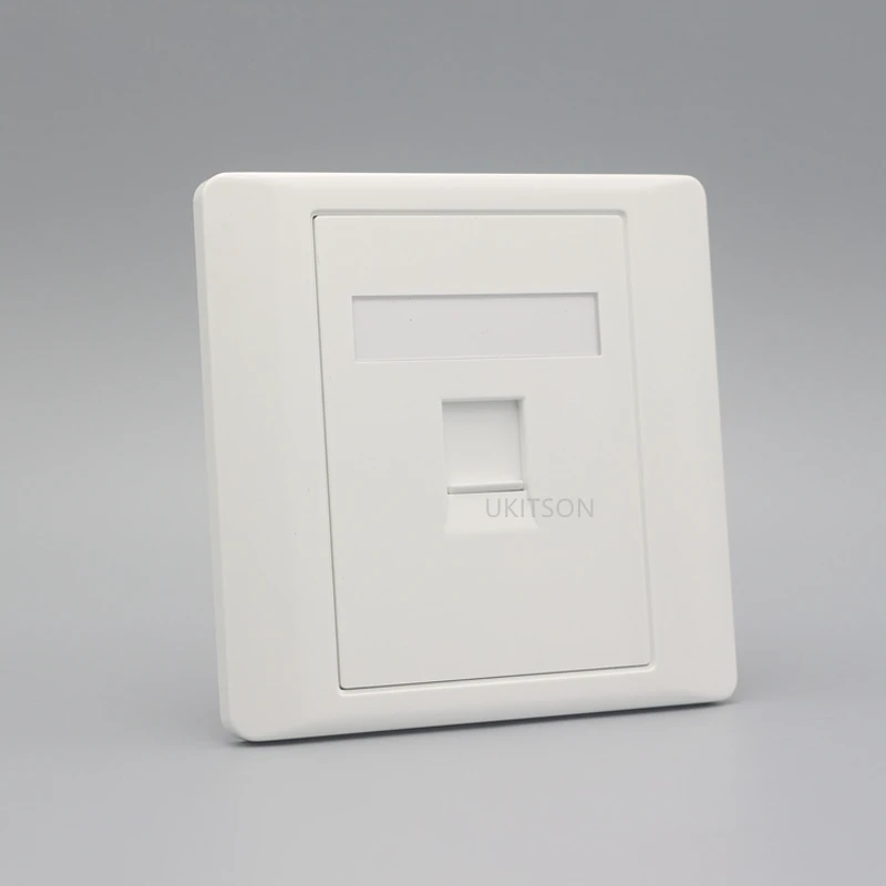 One Port Blank Wall Outlet Panel pic 2