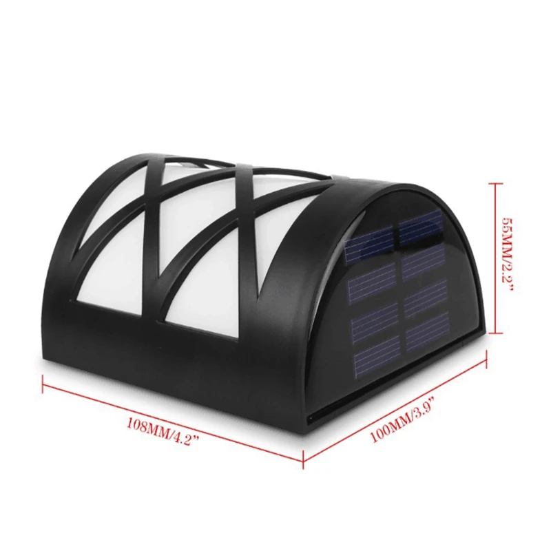 4 шт светодиодный солнечный свет 6 светодиодный s водонепроницаемый IP55 датчик света уличный фонарь коридор настенный светильник ночник Xiaomi