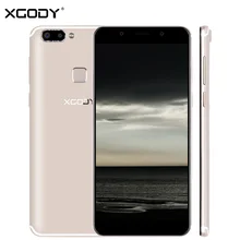 In Stock XGODY New 5.72 Inch 18:9 Face ID 3G Unlock Dual Sim Card Android 5.1 MTK6580 Quad Core 1G+8G Smartphone 2100mAh 4 Cams
