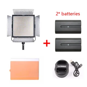 

YONGNUO YN900 II 3200K-5500K LED Light Equipped U-shaped Bracket 360 degrees fill light for Professional photography + Batteries