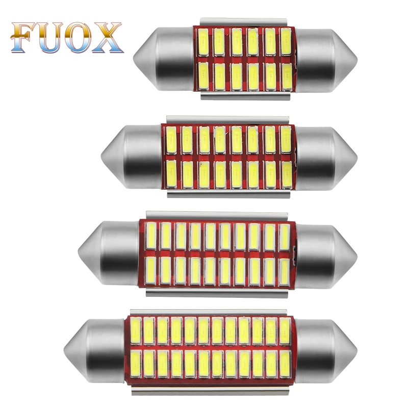 Гирлянда 31 мм 36 мм 39 мм 42 мм Светодиодная лампа C5W C10W супер яркая 4014 SMD Canbus безотказная Автомобильная интерьерная лампа Doom для стайлинга автомобилей