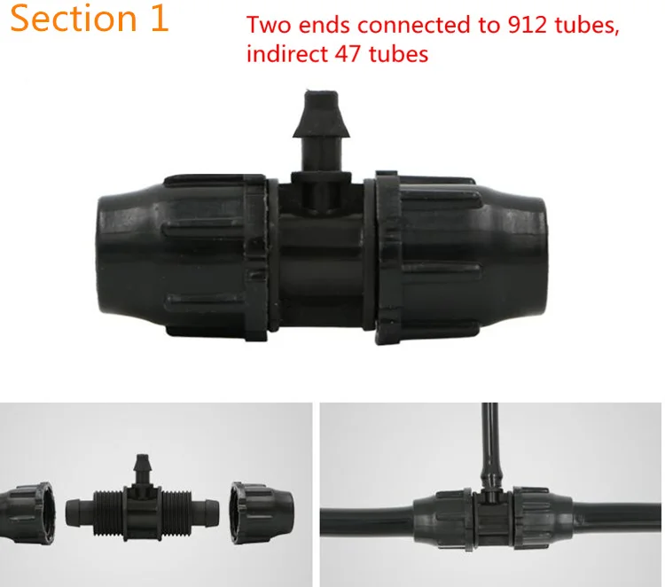 10 шт. 1/4 ''оросительный соединитель три тройник водопровод переключателем для 4/7 мм шланг парниковых воды Аксессуары для молокоотсосов