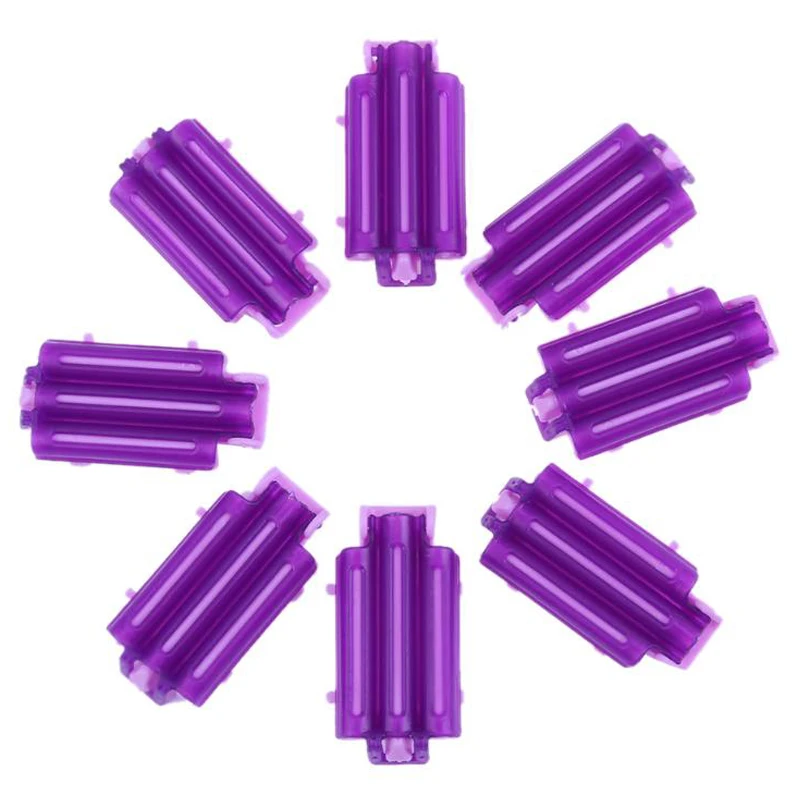 45 упаковок/упаковка зажим для волос Волнистые щипцы для завивки кукурузы DIY бигуди пушистые зажимы ролики пушистые корни волос инструмент для завивки волос - Цвет: Purple