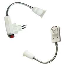 Горячая E27 держатель для лампы осветительного прибора гибкий удлинитель конвертер адаптер розетка ЕС/США штекер