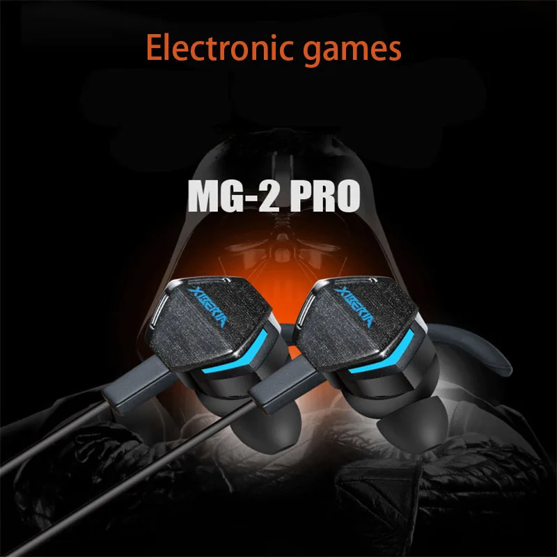 mobile phone 1.2m wired earphones in-ear IPX4 waterproof computer games stereo sound MG-2 for universal smartphones | Электроника