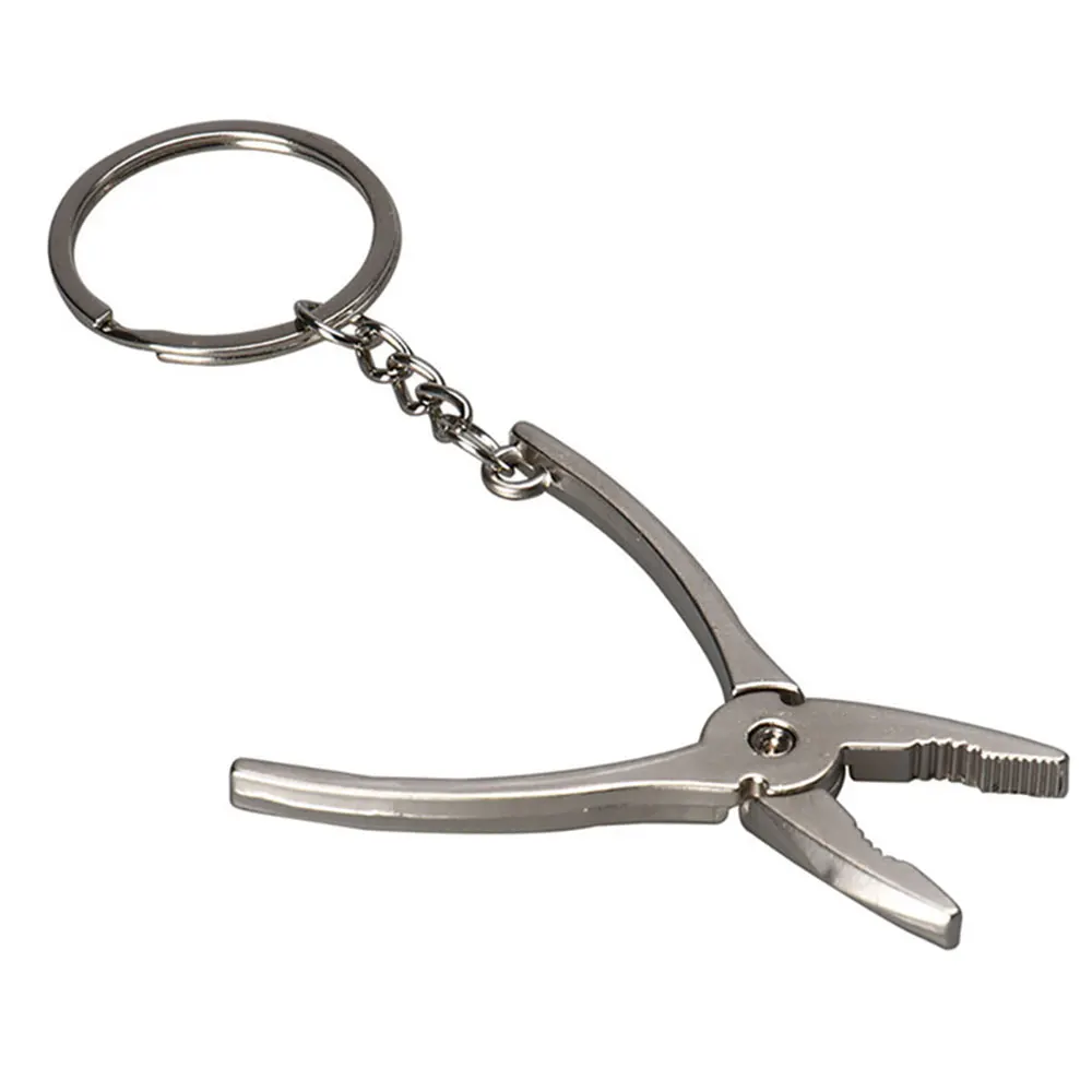 Vehemo металлическая одежда аксессуары на кольцо для ключей Открытый тиски брелок для ключей творческое брелок Ferramentas