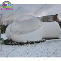 4m Diameter Inflatable Transparent Tent With Double Room,clear Inflatable Bubble Tent For Outdoor Camping 2