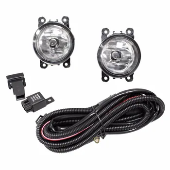 

For Peugeot 207 SW Estate H11 Wiring Harness Sockets Wire Connector Switch + 2 Fog Lights DRL Front Bumper Halogen Car Lamp