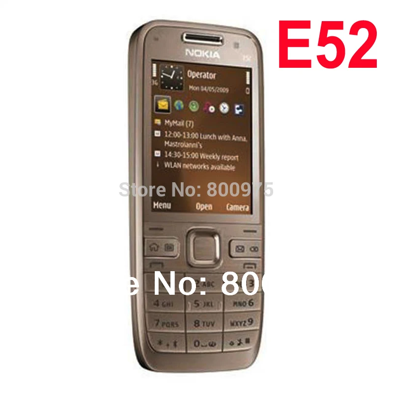 Мобильный телефон Nokia E52, Bluetooth, Wi-Fi, gps, E52, 3g, мобильный телефон, русская клавиатура, арабская клавиатура и один год гарантии