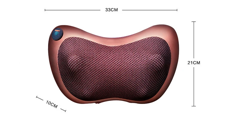 Подушка для массажа шеи автомобиля дома Многофункциональный положительный и отрицательный Разминающий Массаж Подушка шеи плеча и талии массажер