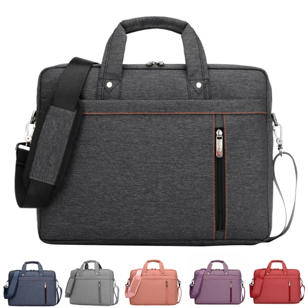 

hot-Burnur 13 Inch big size Nylon Computer Laptop Solid Notebook Tablet Bag Bags Case Messenger Shoulder unisex men women Dura