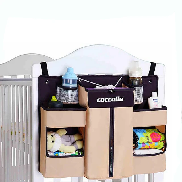 Nursery Organizer Baby Crib Bed Hanging Storage Bag Newborn Diaper Nursery Organizer Baby Crib Bed Hanging Storage Bag Newborn Diaper Stacker Caddy For Bedding Set