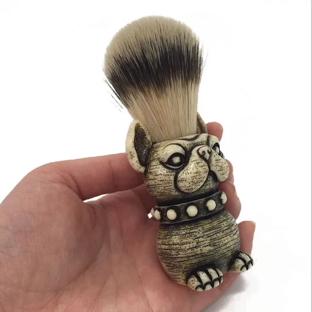 online shop 2017 beard brush skull head badger hair brush man