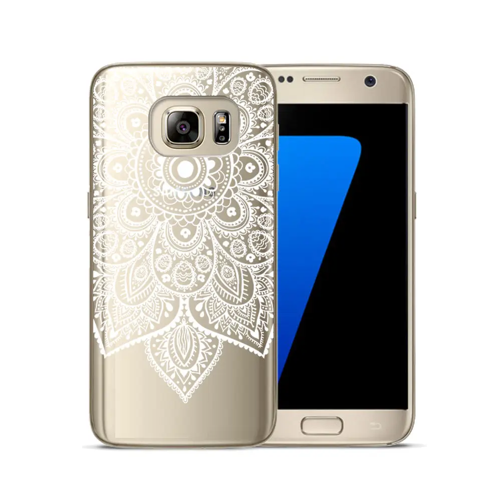 Clear painted Case FOR Samsung S6 Soft TPU Phone Case FOR Samsung S8 Smart Back Protective Phone Cover FOR Galax S5 S7 S8 Plus (17)