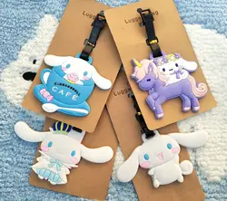 IVYYE Cinnamoroll Собака аниме дорожные аксессуары багажная бирка на чемодан ID адрес портативный держатель тегов багажа этикетки Новый