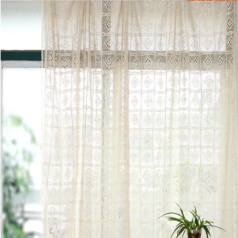 Buy JUYANG. Imitation of hand crochet flowers curtains