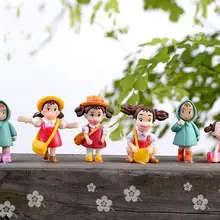 Набор 9 шт миниатюрные маленькие милые маленькие девочки, сказочные Садовые принадлежности, суккулентные миниатюрные украшения для террариума 9 шт