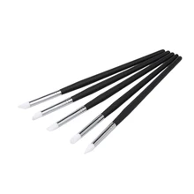 5 шт. зубные силиконовые ручки-щетки зубной формы зубной инструмент отбеливание зубов ручка зубная щетка стоматологические инструменты для клея композитный