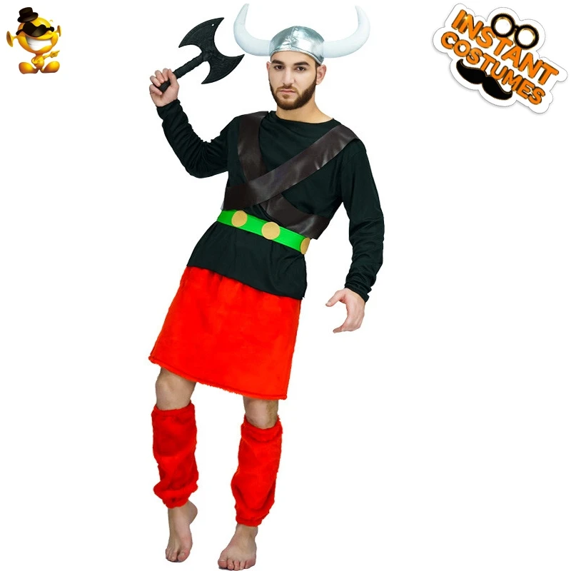 Deluxe Viking&Buccaneer&Pirate Costume with Whole Sets For Adult Halloween Party 