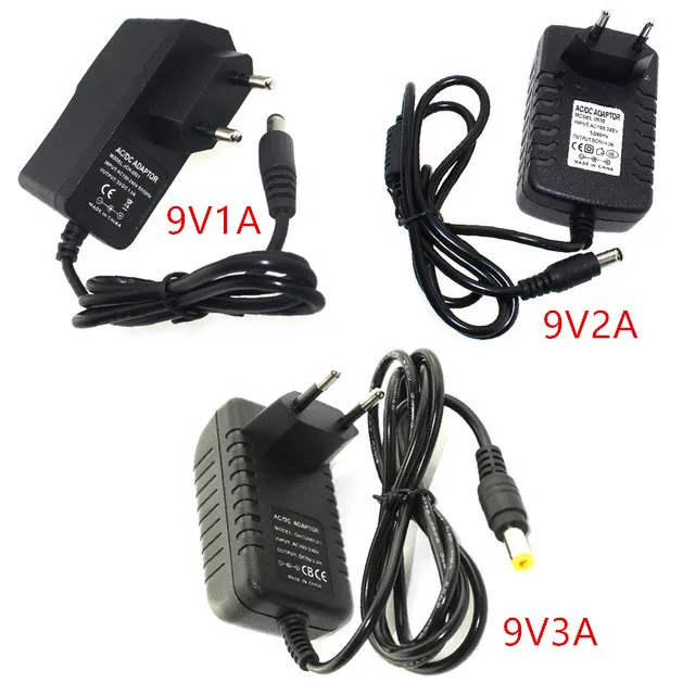

Power Adapter DC 9V 1A 2A 3A 4A 5A Supply Adjustable 9 V Volt 9V Power Adapter Supply 220V to 12 Power Adapte Led Light Lamp