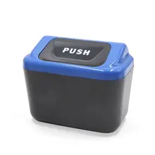 Uxcell синий ABS пластиковый автомобильный мусорный ящик мусорный бак мусорный ящик для мусора