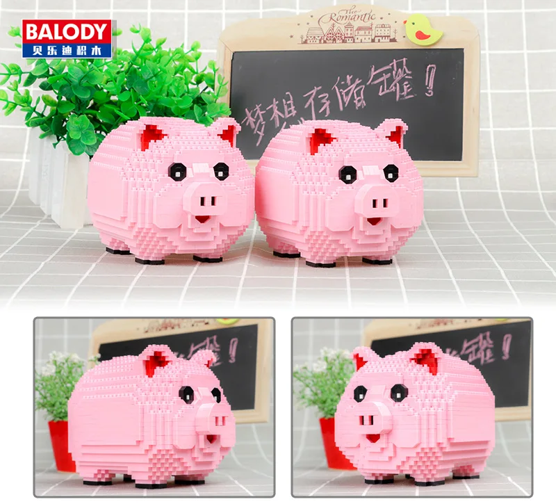 Novo-Modelo-Piggy-Bank-Money-Box-3D-Balody-16117-Porco-Cor-de-Rosa-1030-pcs-Diamante (4)