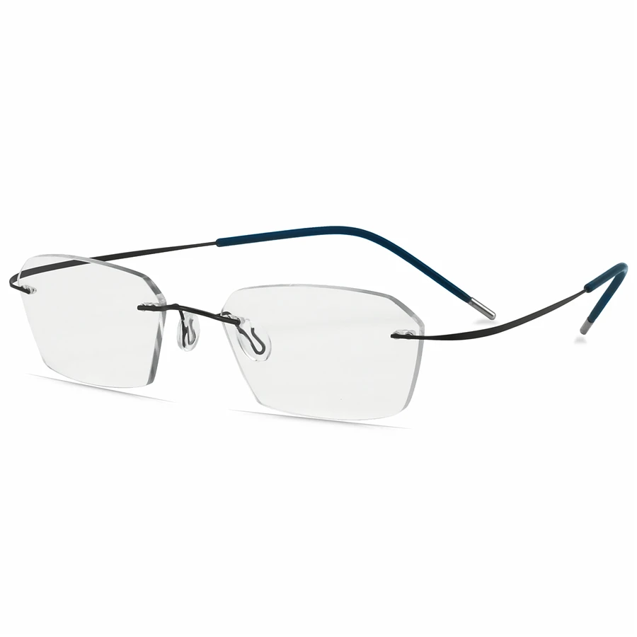Титан очки без оправы, очки для близорукости, фотохромные очки Для женщин Хамелеон очки с диоптриями-1,0 1,5 2,0 2,5 3,0