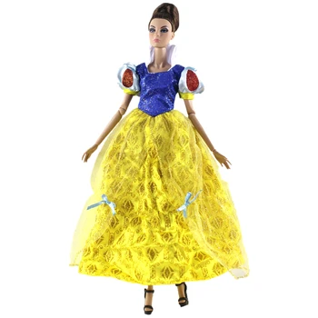 

NK Princess Snow White Doll Dress Fairy Tales Doll Gown Cosplay Cloak Outfit For Barbie Doll Accessories DIY Toys 05B