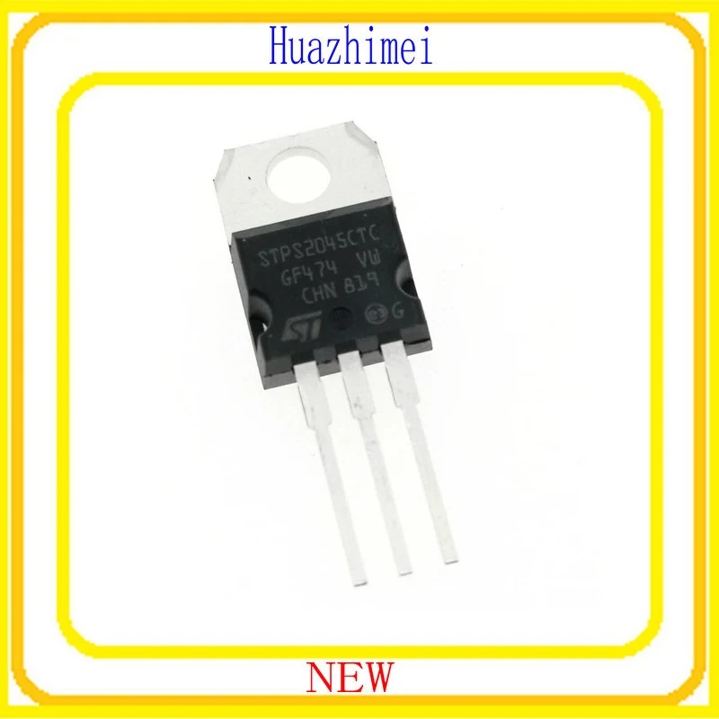 

2PCS-10PCS STPS2045CT STPS2045 STPS2045CTC 20A 45V TO220