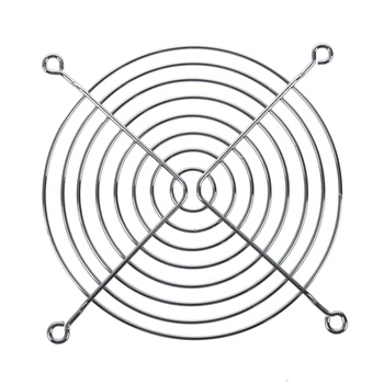 

Hot PC DC Fan 120mm 12cm Silver Tone CPU Grill Protector Metal Finger Guard