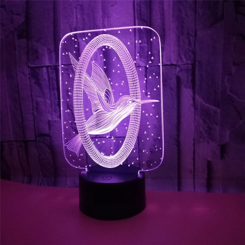 Bird 3D night light (6)